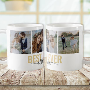 Best Day Ever Calligraphy Photo Coffee Mug