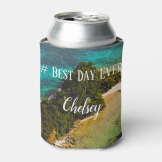# Best Day Ever Island Vacation to Remember Can Cooler