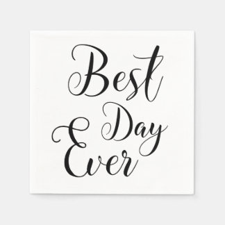 "Best Day Ever" paper napkins