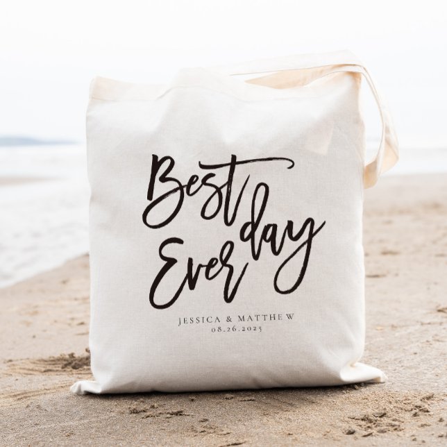 Best day ever, Personalised Welcome Tote Bag (Creator Uploaded)