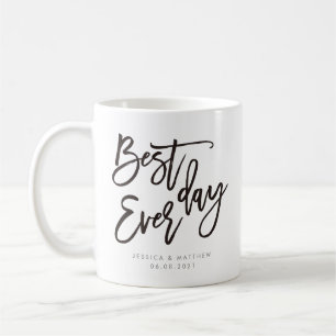 Best day ever personalized coffee mug