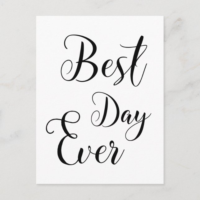 "Best Day Ever" Postcards (Front)
