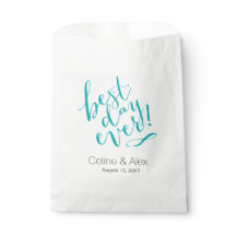BEST DAY EVER Wedding Day | teal