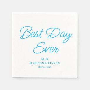 Best Day Ever   Wedding Napkins