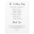 Best Day Ever Wedding Timeline Program