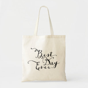 Best Day Ever Wedding Tote Bag