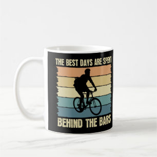 Best Days spent behind bars Funny Cycling Gifts Coffee Mug