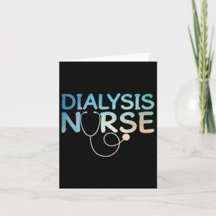 Best Dialysis Nurse Art For Women Home Dialysis Ne Card