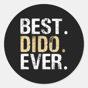 Best Dido Ever Ukraine Ukrainian Grandpa Classic Round Sticker