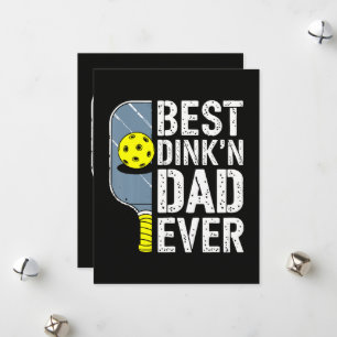 Best Dink'N Dad Ever Pickleball Holiday Card