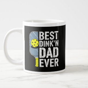 Best Dink'N Dad Ever Pickleball Large Coffee Mug