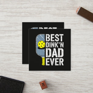 Best Dink'N Dad Ever Pickleball Loyalty Card