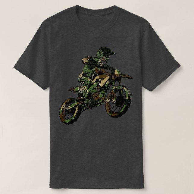 Best Dirt Bike Art For Men Women Dirtbike Motorcyc T-Shirt (Design Front)