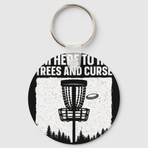 Best Disc Golf Art For Men Women Disc Golfer Disc Key Ring