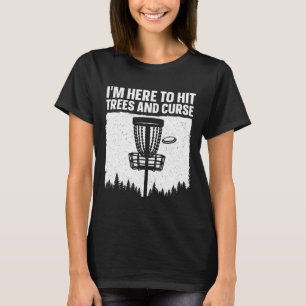 Best Disc Golf Art For Men Women Disc Golfer Disc  T-Shirt