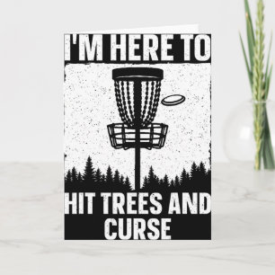 Best Disc Golf Art For Men Women Kids Disc Golfer Card