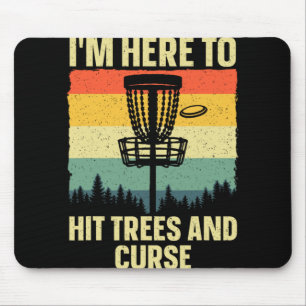 Best Disc Golf Art For Men Women Kids Disc Golfer  Mouse Pad