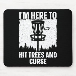 Best Disc Golf Art For Men Women Kids Disc Golfer  Mouse Pad