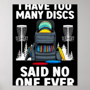Best Disc Golf Design For Men Women Kids Disc Golf Poster
