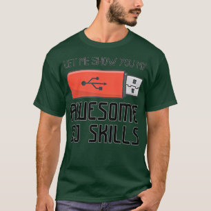 Best DJ Saying Awesome Disc Jockey USB Stick T-Shirt