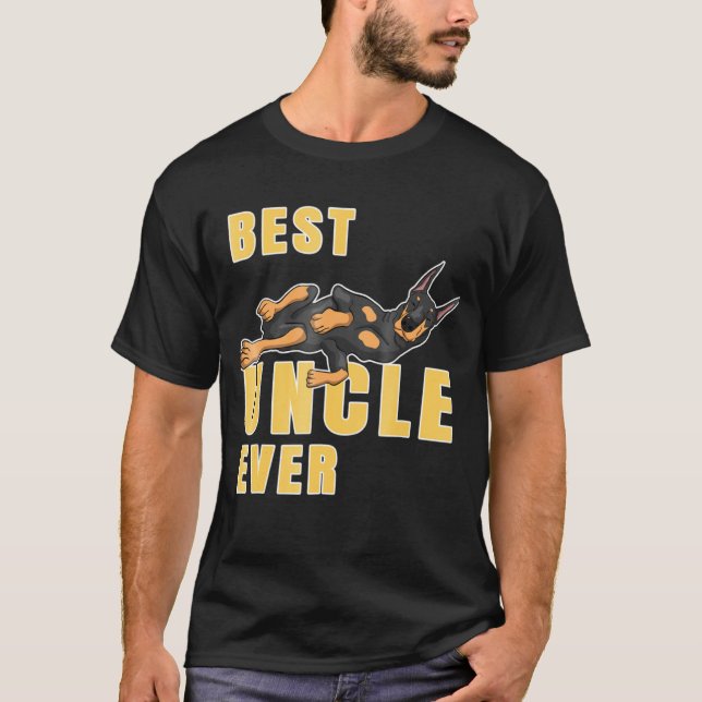 Best Doberman Uncle Ever T-Shirt (Front)