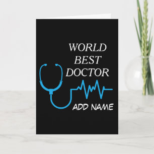 Best Doctor Ever Appreciation Personalised Gifts Thank You Card