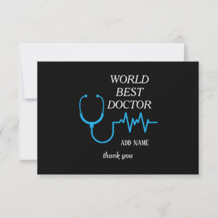 Best Doctor Ever Appreciation Personalised Gifts Thank You Card