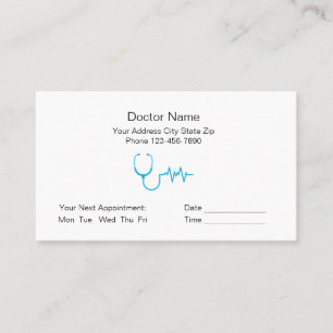 Best Doctor Ever Appreciation Thank You Doctor Appointment Card