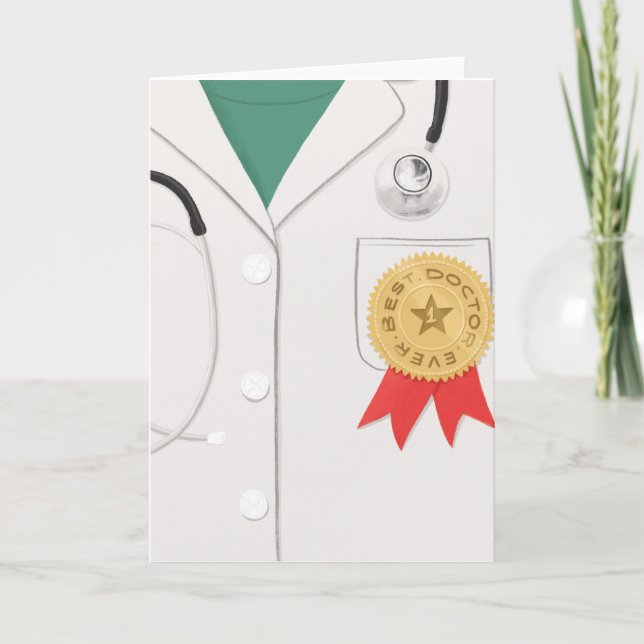Best Doctor EVER Greeting Card (Front)