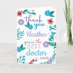 Best Doctor Ever Thank You Card
