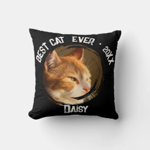 Best Dog Cat Ever Custom Photo Pet Lover Gift Dog  Cushion