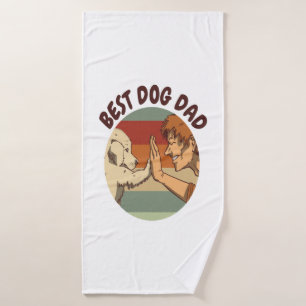 Best Dog Dad Bath Towel