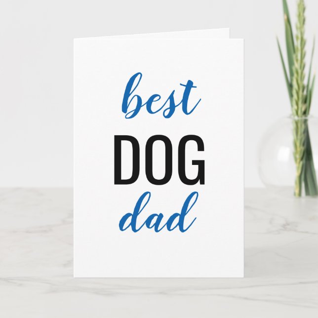 Best Dog Dad Card (Front)