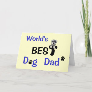 Best Dog Dad Card
