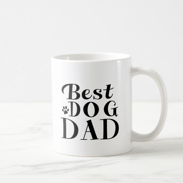 Best Dog Dad Coffee Mug (Right)