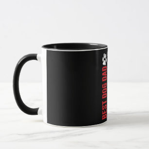 Best Dog Dad Ever American Flag Mug