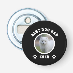 Best Dog Dad Ever Custom Photo Personalised Bottle Opener