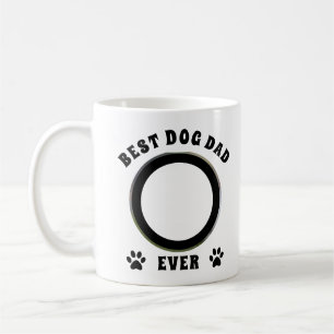 Best Dog Dad Ever Custom Photo Personalised Coffee Mug