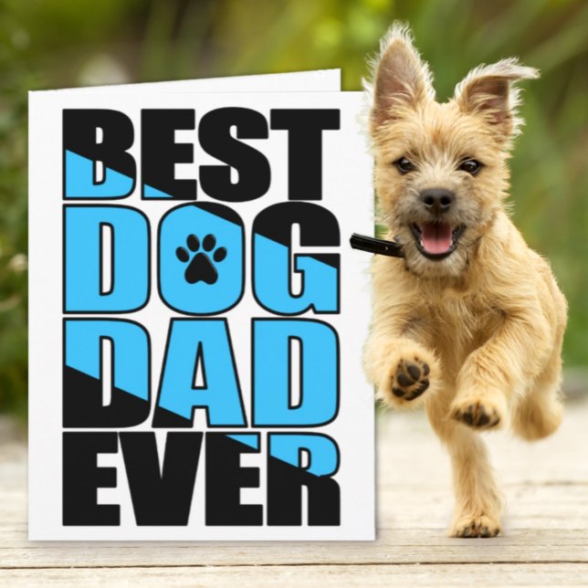 Best Dog Dad Ever Father’s Day Card (Creator Uploaded)