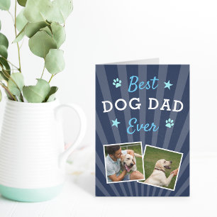 Best Dog Dad Ever Father's Day Photo Card
