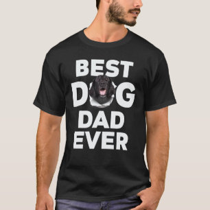 Best Dog Dad Ever Flat Coated Retriever T-Shirt