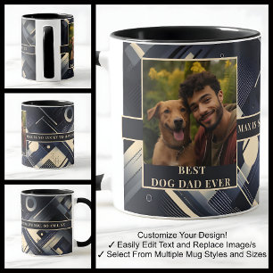 Best Dog Dad Ever For Him Photo Mug 011