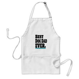 Best Dog Dad EVER Funny Standard Apron