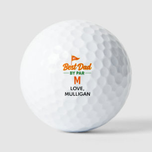 Best Dog Dad Ever Golf Ball Funny Father’s Day