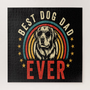 Best Dog Dad Ever Jigsaw Puzzle