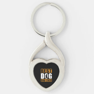 Best Dog Dad Ever Key Ring