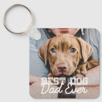 Best Dog Dad Ever Modern Custom Pet Photo