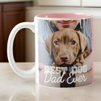 Best Dog Dad Ever Modern Custom Photo and Dog Name