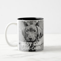 Best Dog Dad Ever Modern Custom Photo and Dog Name