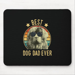 Best dog dad ever newfoundland dad gift mouse pad